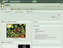 Tablet Screenshot of ladygri.deviantart.com