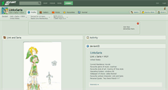 Desktop Screenshot of linkxsaria.deviantart.com