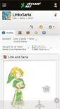 Mobile Screenshot of linkxsaria.deviantart.com