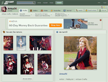 Tablet Screenshot of ansuchi.deviantart.com