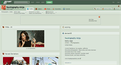 Desktop Screenshot of fauxtography-ninja.deviantart.com