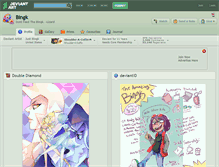 Tablet Screenshot of bingk.deviantart.com