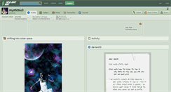 Desktop Screenshot of mysticblu3.deviantart.com
