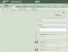 Tablet Screenshot of fu-q.deviantart.com
