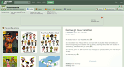 Desktop Screenshot of maramasama.deviantart.com