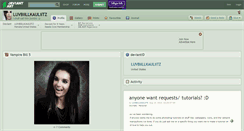 Desktop Screenshot of luvbiillkauliitz.deviantart.com