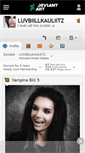 Mobile Screenshot of luvbiillkauliitz.deviantart.com