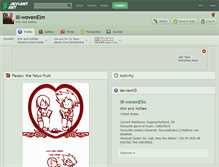 Tablet Screenshot of ill-wovenelm.deviantart.com