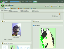Tablet Screenshot of mayumbreon.deviantart.com