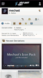 Mobile Screenshot of mechast.deviantart.com