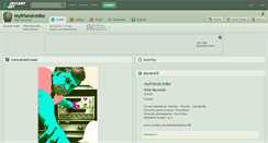 Desktop Screenshot of myfriend-mike.deviantart.com