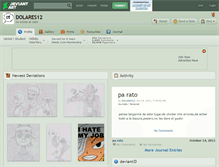 Tablet Screenshot of dolares12.deviantart.com