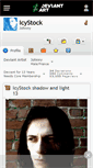 Mobile Screenshot of icystock.deviantart.com