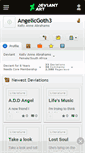 Mobile Screenshot of angelicgoth3.deviantart.com