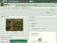 Tablet Screenshot of bingung.deviantart.com