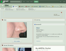 Tablet Screenshot of ditter.deviantart.com