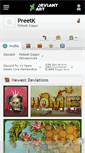 Mobile Screenshot of preetk.deviantart.com