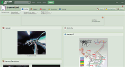 Desktop Screenshot of dreamatized.deviantart.com