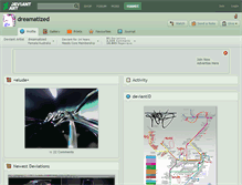 Tablet Screenshot of dreamatized.deviantart.com