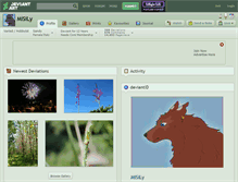 Tablet Screenshot of misily.deviantart.com