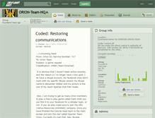 Tablet Screenshot of orion-team-hq.deviantart.com