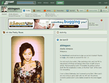 Tablet Screenshot of abbiegasm.deviantart.com