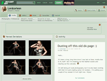 Tablet Screenshot of lordcorleon.deviantart.com