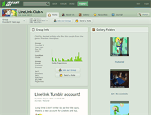 Tablet Screenshot of linelink-club.deviantart.com