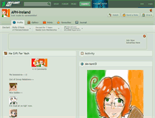 Tablet Screenshot of aph-ireland.deviantart.com