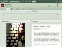 Tablet Screenshot of glassbullet.deviantart.com