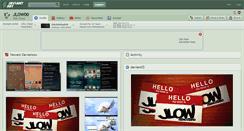 Desktop Screenshot of jlow00.deviantart.com