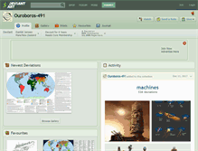 Tablet Screenshot of ouroboros-491.deviantart.com