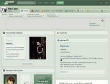 Tablet Screenshot of navi-san.deviantart.com