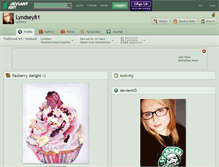Tablet Screenshot of lyndsey81.deviantart.com