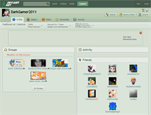Tablet Screenshot of darkgamer2011.deviantart.com
