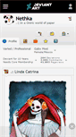 Mobile Screenshot of nethka.deviantart.com