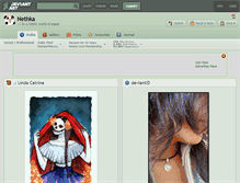 Tablet Screenshot of nethka.deviantart.com
