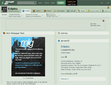 Tablet Screenshot of ecliptics.deviantart.com