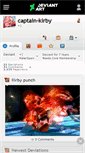 Mobile Screenshot of captain-kirby.deviantart.com