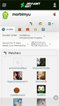 Mobile Screenshot of morbimyu.deviantart.com