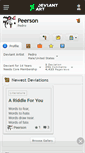 Mobile Screenshot of peerson.deviantart.com