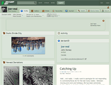 Tablet Screenshot of joe-veal.deviantart.com