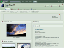 Tablet Screenshot of dragonslayer79.deviantart.com