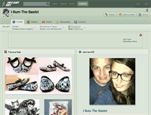 Tablet Screenshot of i-bum-the-bassist.deviantart.com