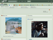 Tablet Screenshot of luiexs.deviantart.com