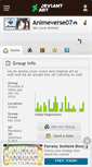 Mobile Screenshot of animeverse07.deviantart.com