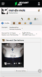 Mobile Screenshot of moi-dix-mois.deviantart.com