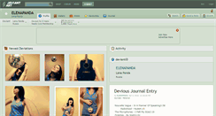 Desktop Screenshot of elenapanda.deviantart.com