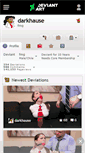 Mobile Screenshot of darkhause.deviantart.com