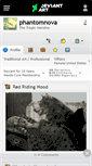 Mobile Screenshot of phantomnova.deviantart.com